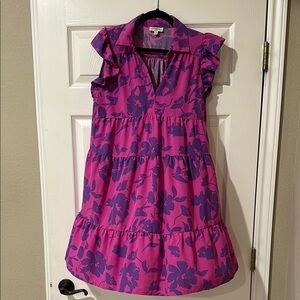 Pink and Purple Womens Dress